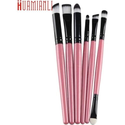 Makeup Brush cepillo brosses 2017 6PCS Cosmetic Makeup Brush Lip Makeup Brush Eyeshadow Brush drop ship 17aug31
