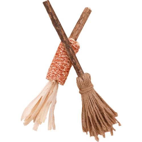 Cat Cleans The Mouth and Vents Excitement Corn on The Cob Self-hey Cat Toy Kitten Mutian Polygonum Teeth Stick Pet Supplies