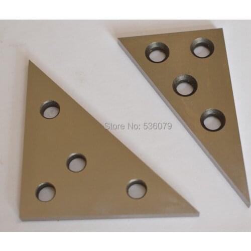 2pcs precision angle plate set with four holes for easy mounting, high quality