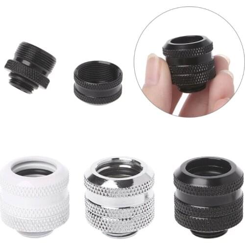 OD14mm Hard Tube Fitting Hand Compression Fitting G1/4'' 10x14mm Hard Pipe