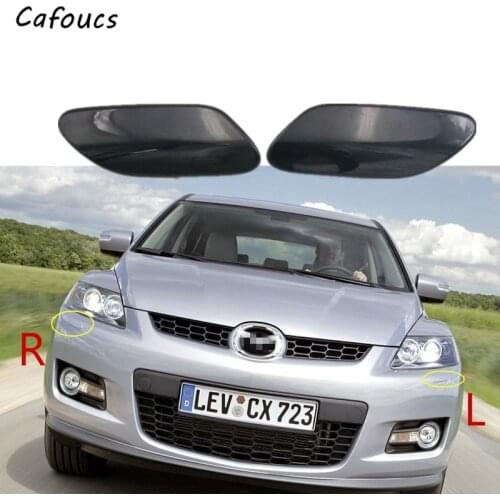 Car Headlight Washer Spray Nozzle Cover Cap Jet Hid Lid For Mazda CX-7 CX7 ER 2006 2007 2008 2009