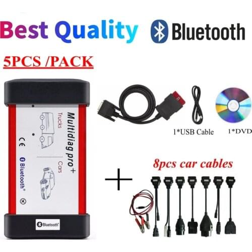 DHL 5PCS fast ship Best Multidiag pro VD DS150E CDP Bluetooth 2017.R3 2016 obd2 scanner For car truck OBDII diagnostic tools