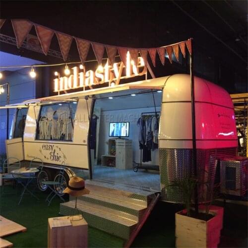 Custom Size Street Sale Food Truck Ice Cream Gelato Cart Hot Dog Pizza Vintage Food Trailer