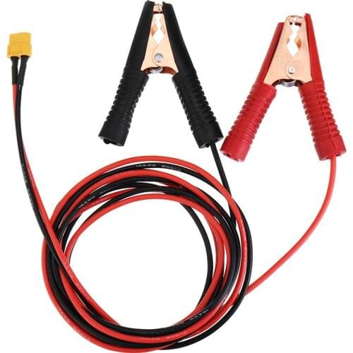 14AWG 30/200cm U-shape/Alligator Clip to T/XT60 ISDT Q6 Female Plug Cable Charger Spare Parts DIY Accessories