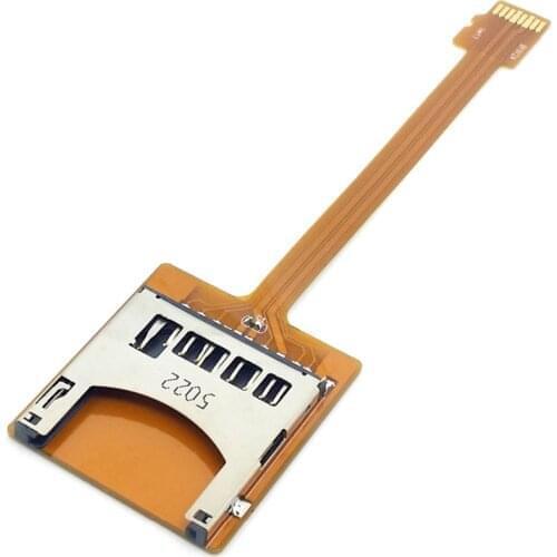 Micro SD TF Memory Card Kit Male to SD Female Extension Soft Flat FPC Cable 10CM