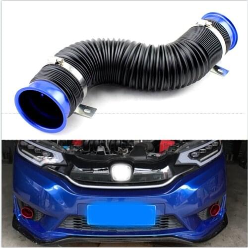 High-quality car modified air intake smart telescopic hose engine turbine air intake duct 76mm universal