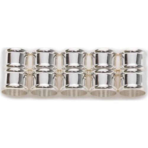 Best Quality 5 Sets Silver Plated Cylindrical Magnetic Clasps Findings Jewelry Making 20x13mm(W03363 X 1)