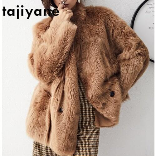 Tajiyane Genuine Leather Jacket Women 2020 Double-sided Real Wool Fur Coats Woman Real Sheepskin Jackets Mujeres Abrigos TN308