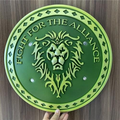 1:1 Cosplay Weapon Prop GreenLion King Royal Guard Heart Shield Movie Game Anime Role Play Halloween Fight For The Allance Cos