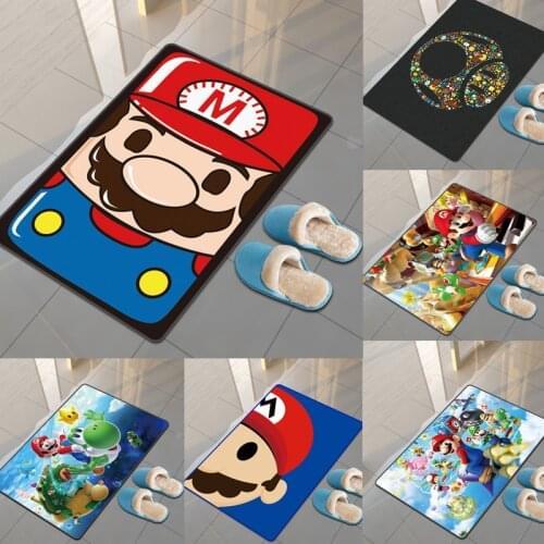 80x120cm Cartoon Super Game Doormat Door Mat Floor Rug Mat Carpet Rug Home Carpet Living Room Floor Mat Anti Slip