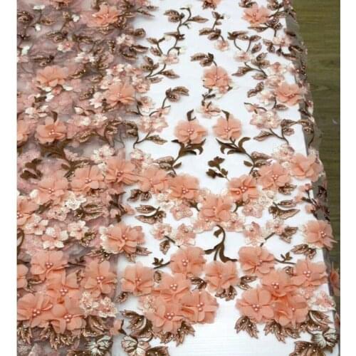 African French Lace Fabric High Quality Tulle Net Lace Fabric J-328822 Embroidery Nigerian Lace Fabric For Women