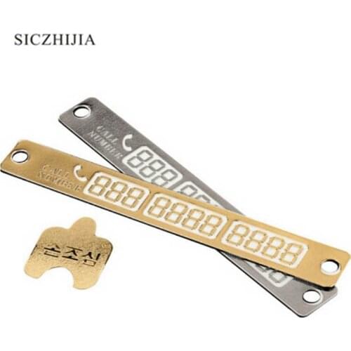 Car temporary parking card telephone number plate for Porsche Cayenne Macan Macan S Panamera Cayman Carrera Porsche911 918