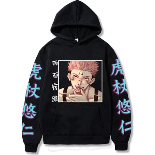 Anime Jujutsu Kaisen Anime Graphic Hoodie for Men Women Sportswear Clothes