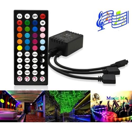 RGB IR Remote Controller 44Key DC 12V for SMD 2835 3528 5050 5730 5630 3014 LED Strip Light