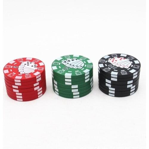 Smoking accessories for weed Plastic small chip 40mm 3-layer cigarette grinder Cigarette crusher