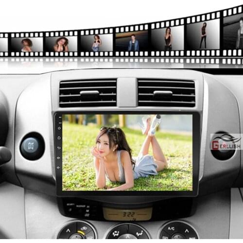 Gerllish Android Car Radio dvd Player for Toyota rav4 2006-2012 Built - in Navigation gps Multimedia playback