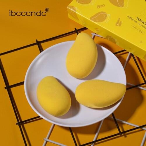 Ibcccndc Small Mango Makeup Puff Don't Eat Powder Sponge Egg Mango Makeup Egg