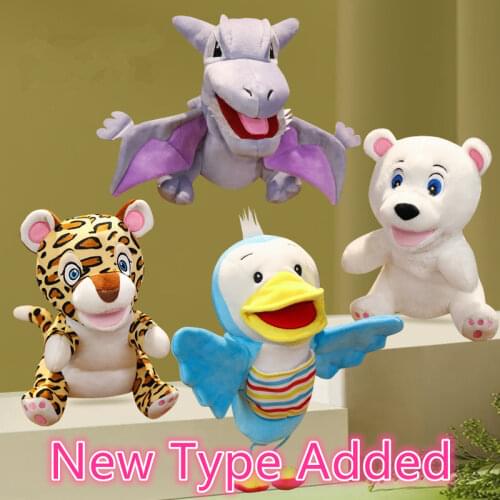 Hand Puppet Toy Rooster Black Cow Animal Glove Unicorn Penguin Doll Doll Character Early Education Performance Ventriloquism
