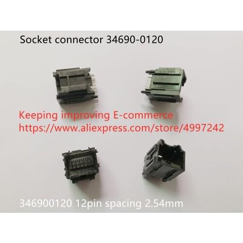 Original new 100% socket connector 34690-0120 346900120 spacing 2.54mm