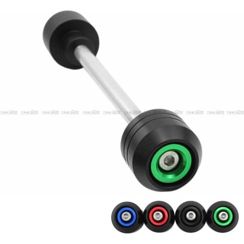 Motorcycle Front Swing Arm Wheel Protector For BMW F800S 2005-2010 POM Circle Axle Fork Crash Slider