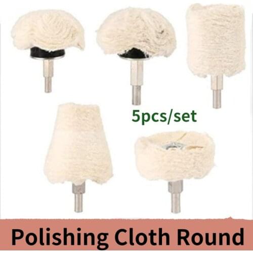 White Cloth Wheel / Polishing Cloth Round / Metal Mirror Polishing Cloth Round / Pure Cotton Cloth Wheel