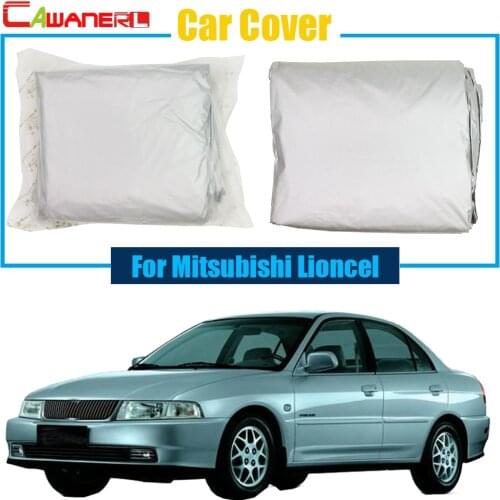 Cawanerl Full Car Cover Anti UV Sun Rain Snow Resistant Protector Cover Dustproof For Mitsubishi Lioncel