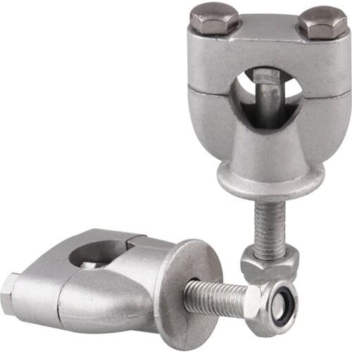 Durable Motorcycle Handlebar Risers Aluminum 22mm Motorcycle Handlebar Handle Bar Risers Clamps Motorbike Accessory
