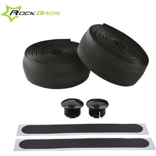 Rockbros A Pair Anti-Slip Road Bike Handlebar Tape Bicycle Handle Bar Tape Cycling Handlebar Grips Strap Bike Accessories