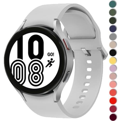 20mm watch Band For Samsung Galaxy Watch 4 classic 46mm 42mm smartwatch Silicone Sports Bracelet Galaxy Watch 4 44mm 40mm Strap