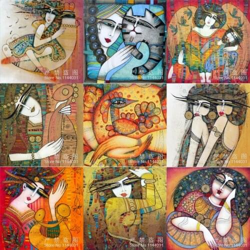 Rhinestone Painting Crystal 5D DIY Diamond Painting Wonderland-Goddess 3D Cross Stitch Pattern Diamond Embroidery Home Decor