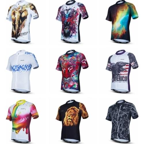 Weimostar New Pro Cycling Jersey Men Summer Mountain Bike Jersey Shirt Quick Dry mtb Bicycle Clothing Breathable Cycling Wear