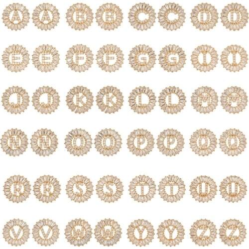 New fashion temperament 26 AAA zircon square letters female/girl wedding party romantic jewelry earrings ER-418