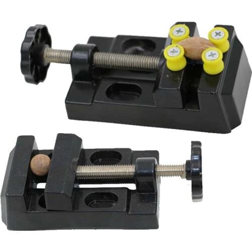 ZtDpLsd 1Pcs Bench Screw Mini Pliers Small Feeding Machine Woodworking Vice Flat-nose For Clip Clamping Tool