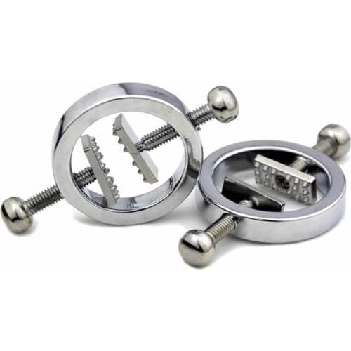 1 Pair Nipple Clamps Breast Clips Nipple Stimulator Erotic Toys Sex Slave Restraints Sex Toys for Couple Adult Games