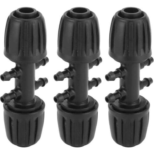 10Pcs Barbed Reducing Connector 16mm Tube to 4/7 Adapter Garden Irrigation Accessories