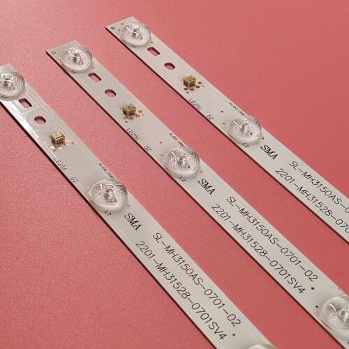 LED Backlight strip 7 lamp For 32"TV SL-MH3150AS-0701-02 3pcs/set