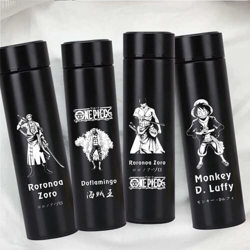 500ml Pure Color Stainless Steel Totoro One Piece Thermos Cup With Creative Cover Children Juice Thermos Cup