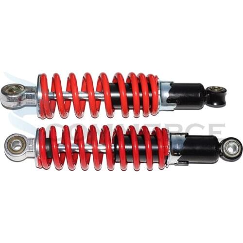 8mm spring 250mm Front and Rear Shock Absorbers For Motorcycle 50cc -125cc Dirt Pit Bike ATV Go kart Suspension Spring Shocker