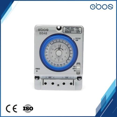 Free shipping Power outages memory white 220V 24 hours timer with 96 times on/off per day time set range 15min without battery