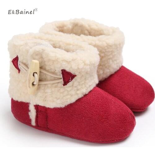 New Kids Baby Girls Warm Winter Shoes Boots Newborn Toddler Infant Keep Warm Soft Bottom Booties Prewalker Shoes Warming Boots