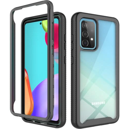 Full Protection Clear Anti-yellow Case for Samsung Galaxy A52 A22 A82 5G A12 A42 A32 A72 A21S S21 Plus Note 20 Ultra Back Cover