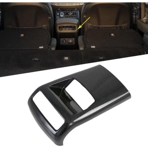 For Hyundai Palisade 2020 2021 Interior Accessories Armrest Rear Air Conditonnal Vent Cover Trim AC Outlet Panel Decoration