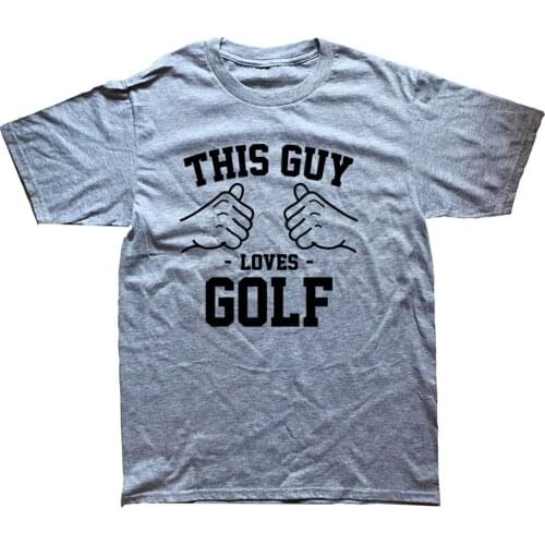 Funny This guy loves Golfing T Shirts Graphic Cotton Streetwear Short Sleeve Harajuku Oversized Golfer T-shirt Mens Clothing