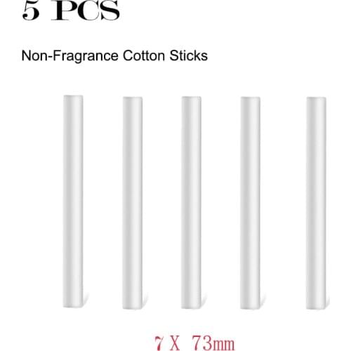 5Pcs 7X73mm Non-Fragrance Cotton Stick Perfume-Less Cotton Core For Car Outlet Air Freshener Auto Perfume Vent Air freshener