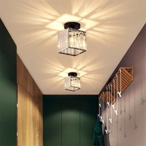 Crystal ceiling lamp crystal aisle lamp crytal corridor lamp living room lamp