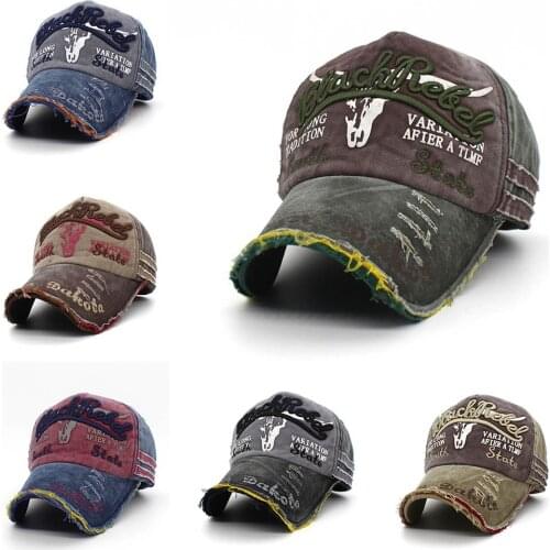 Retro Canvas Denim Letters Patchwork Vintage Baseball Cap Men Women Snapback Hat Unisex Autumn Hip Hop Hats Winter Hat Cap Visor