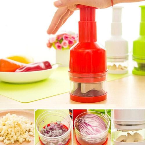 Kitchen Home Vegetable Food Chopper Pressing Cutter Manual Onion Garlic Crusher Slicer Peeler Mincer Easy Clean Portable