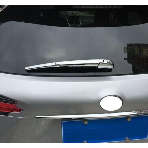 For Lexus NX200T NX300H 2015 2016 2017 ABS Chrome Rear Window Wiper Arm Blade Cover Trim Overlay Nozzle Molding Garnish