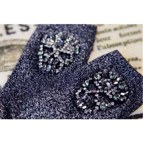 New arrival of Korean style flash socks trend skull nail beads sequin drill color in the tube heap pile socks handmade socks