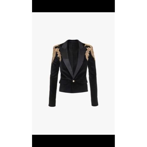 Latest Mens Classic Palace Black Wedding Set Black Embroidered Dance Party Dresses Latest Coat Pants Designs & Leaders A Coat